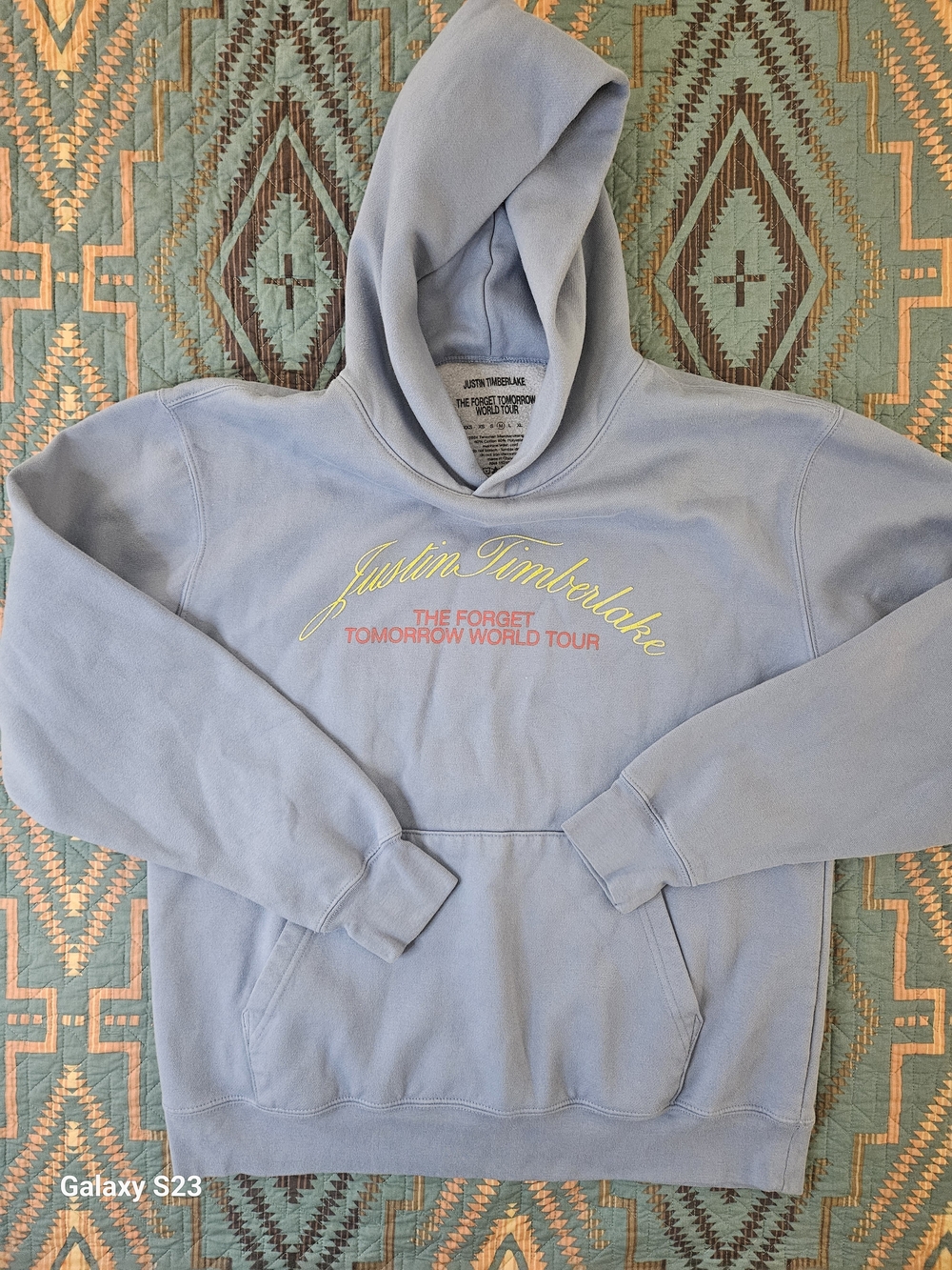 Light Blue Tour Hoodie - The Forget Tomorrow World Tour